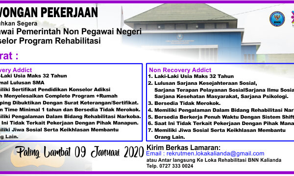 Konselor Program Rehabilitasi