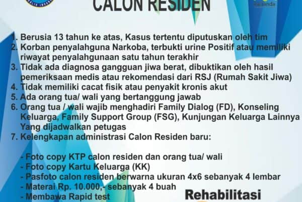 Syarat Masuk Rehabilitasi BNN